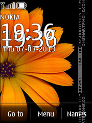 Saffron theme screenshot