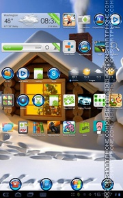 Frost 01 tema screenshot