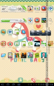 Poniebaby theme screenshot