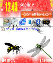 Capture d'écran Insect thème