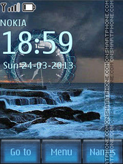 Night Sea tema screenshot