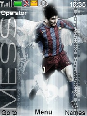 Скриншот темы Messi