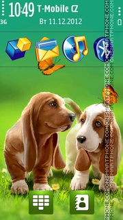 Two Dogs Summer. tema screenshot