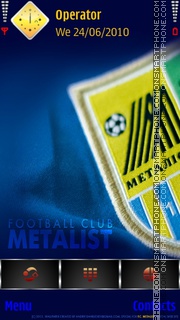 Скриншот темы Metalist Kharkiv