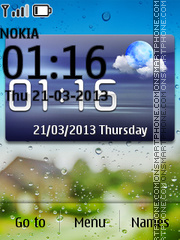 HD Widget Weather theme screenshot
