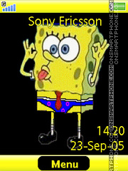Скриншот темы Spongebob