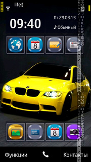 BMW M3 tema screenshot