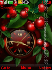 Cherries tema screenshot