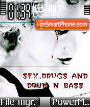 Drug Drum tema screenshot