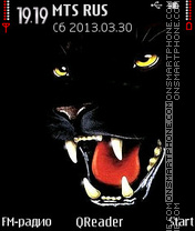 Black Panther tema screenshot