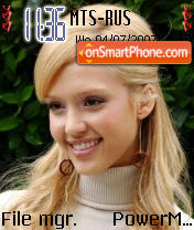 Jessica Alba 16 tema screenshot