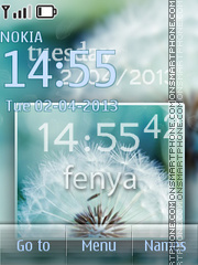 Blue tema screenshot