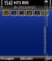 BlueShade tema screenshot