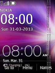 Скриншот темы Micromax Clock