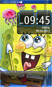 Sponge Bob 13 theme screenshot