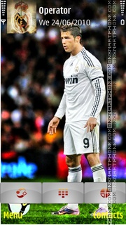 Capture d'écran Cristiano Ronaldo7 thème