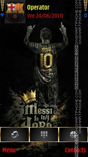 Lionel Messi tema screenshot