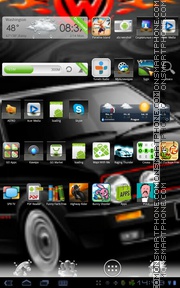 Capture d'écran Volkswagen Golf MK2 GTI thème