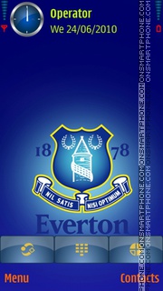 Capture d'écran Everton thème