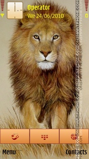 Lion tema screenshot