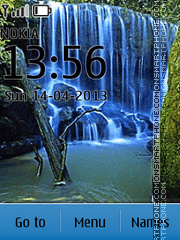 Waterfall tema screenshot