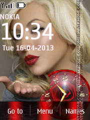 Christina Aguilera theme screenshot