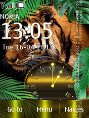 Tiger theme screenshot