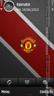 Manchester United tema screenshot