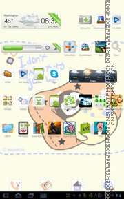 Sleepy Day tema screenshot