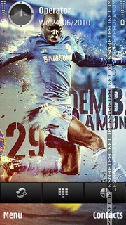 Demba Ba tema screenshot