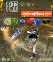 Line Age Shoot tema screenshot