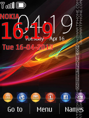 Xperia - Z Exclusive Theme-Screenshot