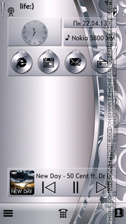 Silver tema screenshot