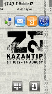 Kazantip Republic 21 theme screenshot