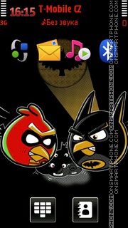 Angry Birds Batman es el tema de pantalla