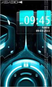 Tron 02 theme screenshot