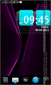 Purple BB es el tema de pantalla