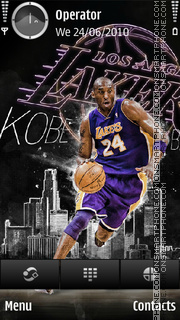 Capture d'écran Kobe thème