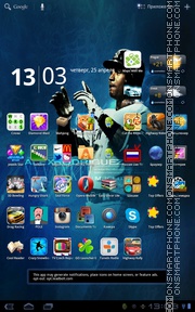 Alex Rodriguez theme screenshot