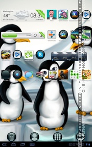 Скриншот темы Penguins 03