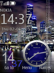 Night City tema screenshot