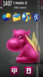 Hippo Angel es el tema de pantalla