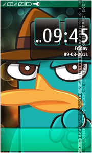 Capture d'écran Perry thème