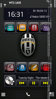 Juventus theme screenshot