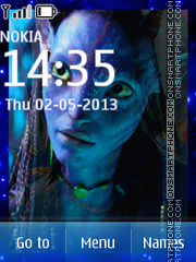 Capture d'écran Avatar thème