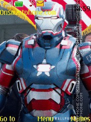 Скриншот темы Iron Man Patriot