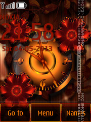 Floral Abstraction tema screenshot