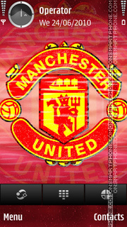 Manchester United theme screenshot