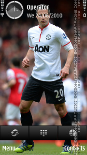 Robin V Persie Theme-Screenshot