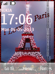 I love Paris tema screenshot